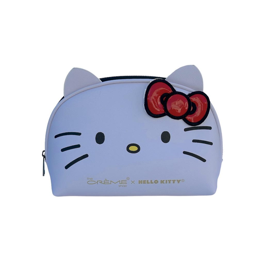 The Crème Shop x Hello Kitty cosmetic bag.